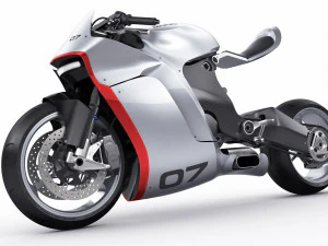 Concept Motorcycle Mono Racr 3D Model
