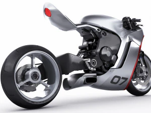 Concept Motorcycle Mono Racr 3D Model