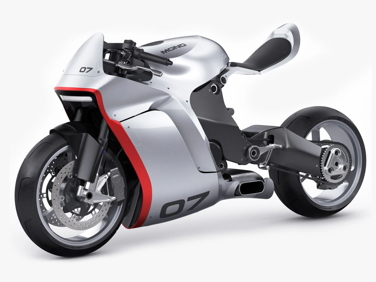 Concept Motorcycle Mono Racr 3D Model .c4d .max .obj .3ds .fbx .stl .blend 
