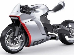 Concept Motorcycle Mono Racr 3D Model