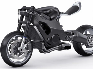 Concept Motorcycle Mono Racr 3D Model
