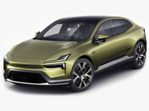 Polestar 4 2024 3D Model