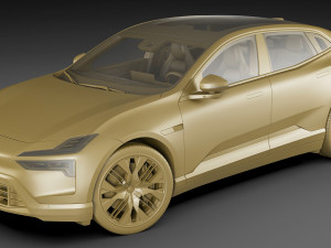 Polestar 4 2024 3D 模型