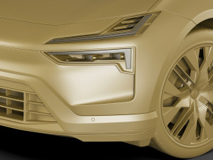 Polestar 4 2024 3D 模型
