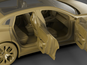 Polestar 4 2024 3D 模型