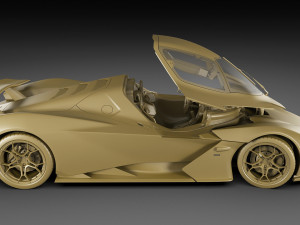 KTM X-Bow GT-XR 2023 3D Model