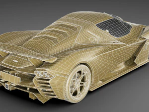 KTM X-Bow GT-XR 2023 3D Model