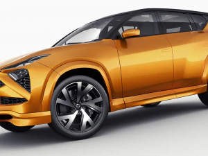 Generic Modern Sport SUV 3D Model