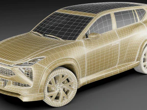 Generic Modern Sport SUV 3D Model