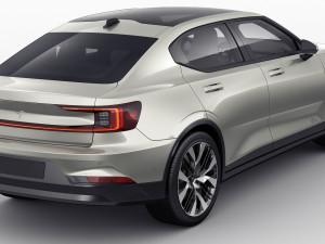 Polestar 2 2024 3D मॉडल