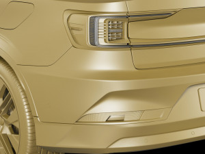 Polestar 2 2024 3D मॉडल