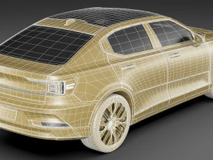 Polestar 2 2024 3D Model
