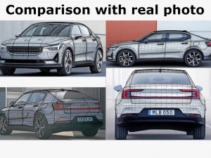Polestar 2 2024 3D मॉडल