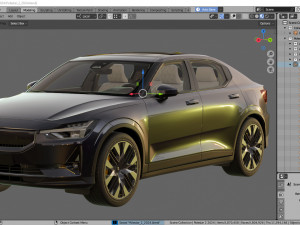 Polestar 2 2024 3D मॉडल