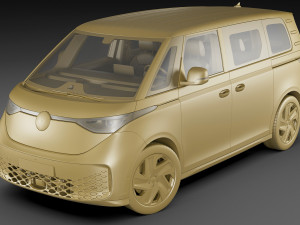 Volkswagen IDBUZZ 2023 3D Модель