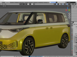 Volkswagen IDBUZZ 2023 3D Модель
