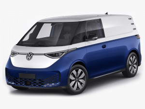 Volkswagen IDBUZZ Cargo Van 2023 3D Model