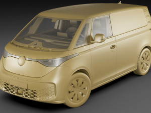 Volkswagen IDBUZZ Cargo Van 2023 3D 模型