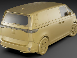 Volkswagen IDBUZZ Cargo Van 2023 3D 模型