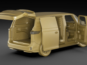 Volkswagen IDBUZZ Cargo Van 2023 3D 模型