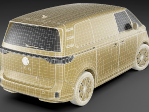 Volkswagen IDBUZZ Cargo Van 2023 3D 模型