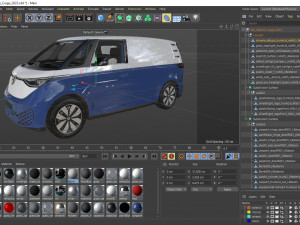 Volkswagen IDBUZZ Cargo Van 2023 3D 模型