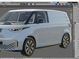Volkswagen IDBUZZ Cargo Van 2023 3D 模型