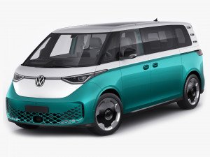 3D Volkswagen IDBUZZ LWB 2024 3D Model