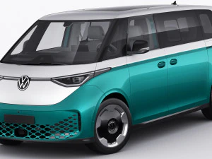 3D Volkswagen IDBUZZ LWB 2024 3D Model