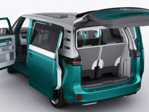 3D Volkswagen IDBUZZ LWB 2024 Modello 3D