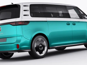 3D Volkswagen IDBUZZ LWB 2024 3D Model