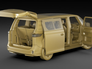 3D Volkswagen IDBUZZ LWB 2024 Modello 3D
