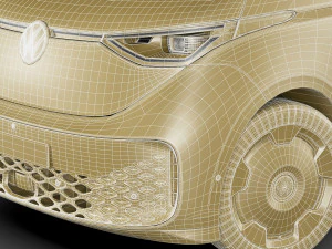 3D Volkswagen IDBUZZ LWB 2024 3D Model