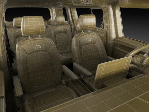 3D Volkswagen IDBUZZ LWB 2024 3D Model