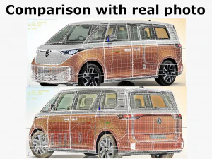 3D Volkswagen IDBUZZ LWB 2024 3D Model
