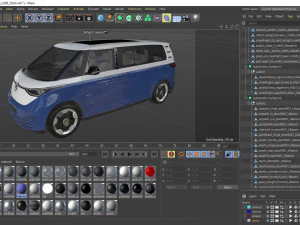 3D Volkswagen IDBUZZ LWB 2024 3D Model