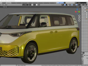 3D Volkswagen IDBUZZ LWB 2024 3D Model