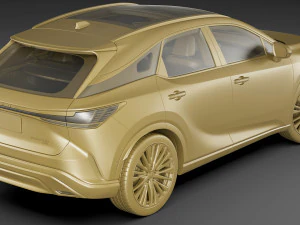 Lexus RX 2023 3D Model