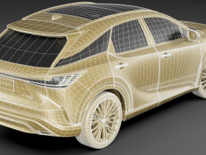 Lexus RX 2023 3D Model