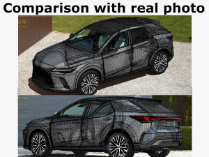 Lexus RX 2023 3D Model