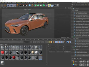 Lexus RX 2023 3D Model