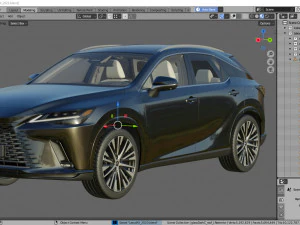 Lexus RX 2023 3D Model
