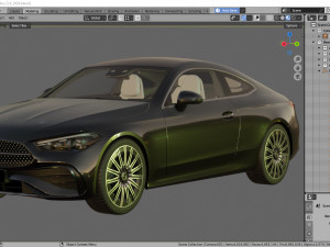 Mercedes-Benz CLE 2024 Modello 3D