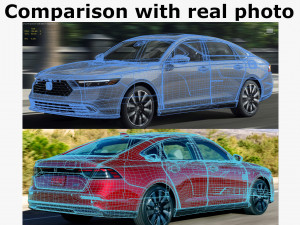 Honda Accord 2023 3D Model