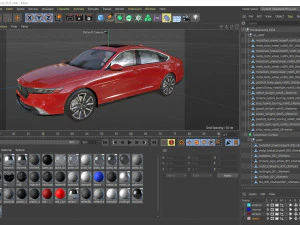 Honda Accord 2023 3D Model