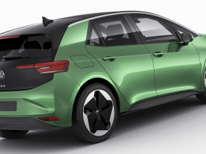 VW ID3 2024 3D Model