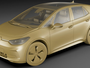 VW ID3 2024 3D Model