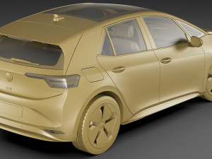 VW ID3 2024 3D Model