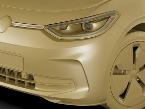 VW ID3 2024 3D Model