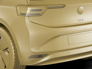 VW ID3 2024 3D Model